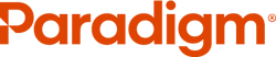 Paradigm Word Mark Orange@1x-3 Paradigm Word Mark Orange@1x-3